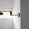 Lámpara de pared nórdica LED, lámpara de pared de noche moderna y sencilla, lámpara de escalera con personalidad creativa, lámpara de pared de pasillo de estudio de madera maciza