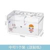 Caja Organizadora Portátil, Caja de Almacenamiento Simple Estilo Ins, Caja Transparente para Medicamentos, Dormitorio Estudiantil, Caja Multifuncional a Prueba de Polvo Estilo Muji para Medicamentos