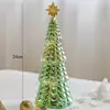 Árbol de Navidad de Cristal de Escritorio Luminoso Adornos Ins Decoración Atmósfera Festiva Fiesta Ventana Regalos de Navidad