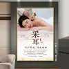 Pintura Decorativa para Salão de Beleza, Cartaz de Parede para Centro de Saúde de Medicina Tradicional Chinesa, Pintura de Fundo para Fisioterapia de Ombro e Pescoço, Pintura de Parede para Beleza e Corpo