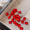 Accesorios Super Brillantes Dorados para Uñas, Pedrería Octagonal de Fondo Plano K9 Premium, Decoración de Lujo para Uñas de Año Nuevo