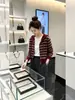Cárdigan de alta gama para mujer, nueva colección 2026, primavera/otoño, top elegante, suéter de punto con capucha, suéter de rayas, prenda de abrigo