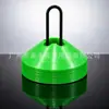 Marcadores de Disco com Logo da Fábrica Maca Equipamento de Treinamento de Futebol Chapéu de Palha Logo de Disco Bola de Futebol Plana Suprimentos de Treinamento de Futebol