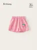 Ropa Infantil You Bao Pantalones para Niñas Verano Finos Dulces Fresa Infantil Pantalones Casuales Niñas Sueltos Versátiles Pantalones Cortos Infantiles