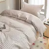 Conjunto de cama de três peças para dormitório de estudante universitário, lençol e fronha de algodão puro, tamanho solteiro, adequado para todas as estações, novo modelo de roupa de cama 2026