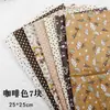 Patchwork de Tecido Feito à Mão DIY Pastoral Pequeno Floral Tecido de Algodão Tecido de Linho de Algodão Conjunto Peças de Tecido Retalhos de Tecido Estampado