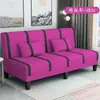 Sofá-cama dobrável de uso duplo, para duas ou três pessoas, multifuncional, simples, para quarto de aluguel, quarto, sala de estar preguiçosa, sofá de tecido