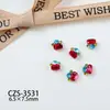 Joyería para Uñas Montón de Diamantes Mini Estéreo Caramelo Refresco Montón de Diamantes Colorido Rectangular Corazón Pedrería Metal Accesorios para Uñas