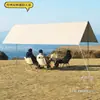 Toldo de fábrica para tienda de campaña al aire libre, ultraligero, para camping, picnic, resistente a los rayos UV, impermeable, plateado