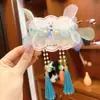 Tocados de la Dinastía Han para Niñas Pasos Meciendo Pasador para el Cabello Pasador con Borla Peine para el Cabello de Disfraz Antiguo Estilo Retro para Niñas Accesorios para el Cabello Venta al por Mayor de Cometas de la Dinastía Han