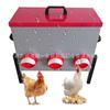 Bebedouro Automático para Frangos Comedouro Automático Galvanizado Spray Plástico Tipo Pedal Comedouro Automático Cobertura Anti-Rato