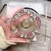 Pulsera de Cristal de Fresa Natural y Cristal Blanco con Cuentas Pulsera de Lujo Ligero de Gama Alta Dulce Nueva Exquisita Pulsera de Moda para Mujeres