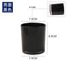 Vaso de vidrio dorado con tapa, taza de vela de electrochapado colorido, tarro de vela casero DIY, taza de candelabro de vidrio de color para spray de ambiente