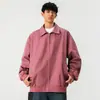 Chaqueta Casual de Trabajo Jack Chuan Yang para Hombre Estilo Nuevo Primavera Otoño Chaqueta Retro Lavada Chuan Yang Solapa de Piloto Artículo Popular de Moda
