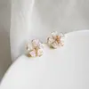 Pendientes de Flor con Gradiente para Mujer, Pendientes de Pétalos Fluidos, Pendientes Rosas, Nuevo Estilo Primavera 2026, Pendientes de Lujo Ligero y de Gama Alta