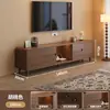 Móvel de TV para sala de estar, novo modelo 2026, armário de armazenamento para apartamentos pequenos, combinação integrada de mesa de centro retrátil e móvel de TV