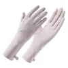 Luvas de Proteção Solar Estendidas de Verão para Mulheres, Luvas Frescas para Uso Externo, Comprimento Médio, UPF300, Anti-UV, para Ciclismo