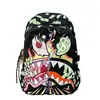 Mochila Escolar Leve Impermeável Colorida de Tubarão Nova Transfronteiriça para Estudantes Estampada Grande Capacidade Desenho Animado Personalizado Moda Mochila