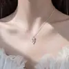 Collar con atrapasueños de colores para mujer, estilo súper hada, estilo frío de Instagram, cadena para la clavícula de moda, celebridad de internet, amigas estudiantes, colgante de sueño