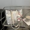 Bolsa Feminina Portátil para Sair Transversal Estéreo Borboleta Seda Commuter Tote Bag 2025 Nova Simples Bolsa de Axila