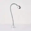 Foco de Tubo Flexible LED Montado en Superficie con Tubo Curvo para Exhibición de Joyería, 1W/3W Pequeño Alta Reproducción Cromática