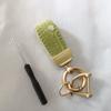 Mini Chaveiro de Couro de Crocodilo para Carro Acessórios de Bolsa Exquisitos Chaveiro Fofo Pingente Fofo Presente para Mulheres Atacado