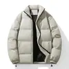 Chaqueta de Algodón con Cuello Alto para Otoño/Invierno Transfronteriza 2026, Abrigo Deportivo Casual para Pareja, Chaqueta de Algodón de Color Sólido