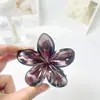 Presilha de Cabelo Gradiente Pérola Plumeria Transfronteiriça Europeia e Americana Presilha de Flor Presilha Lateral Presilha para Meio Preso Parte de Trás da Cabeça Presilha de Tubarão