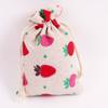 Bolsa de algodão e linho com cordão estampa fofa de desenho animado para cosméticos, viagens, itens diversos, bolsa de armazenamento atacado Bolsa repelente de mosquitos de artemísia
