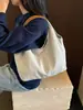 2026 Nova Bolsa Tote de Lona Simples Japonesa para Mulheres, Grande Capacidade, Para o Trabalho, Bolsa de Ombro, Bolsa de Mão para Estudantes