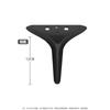 B008 Pie de azada Pie de sofá Pie de cama Soporte de pie Pie Herraje metálico para muebles Pie Pie para mueble de TV Pie semicircular Pie trigémino Fábrica