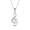 Colgante de plata de ley 925 con el nuevo ritmo del amor Mori para mujer, estilo frío, colgante de clavícula, accesorios populares europeos y americanos.
