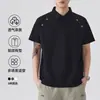 Nueva Camisa Polo Bordada de Manga Corta para Hombre Verano 2026
