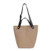 Bolso Cubo de Lino Único de Gran Capacidad 2025 Versátil Bolso de Axila Bolso de Hombro Vintage para Viajes Diarios Bolso de Mano para Mujer