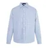 Camisa xadrez de gola longa estilo retrô americano para homens e mulheres, novo estilo outono 2026, corte solto, camisa versátil casual da moda