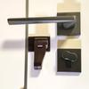 Cerradura de seguridad para manija de puerta sin perforaciones, hebilla de bloqueo fijo, protección de seguridad para niños y mascotas, dispositivo anti-puerta fija, anti-bloqueo