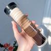 20 Latas Cuerda para el Cabello de Alta Elasticidad Tendones de Goma de Cuero Plano para Mujer Sin Daño al Cabello Anillo para el Cabello Sin Costuras Elegante Simple Anillo para Toalla