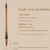 Pincel de caligrafia meio período Pincel Baiyun Quatro Tesouros Estudantes Iniciantes Caligrafia Pintura Chinesa Pincel Letras Grandes, Médias e Pequenas Pincel de Lobo