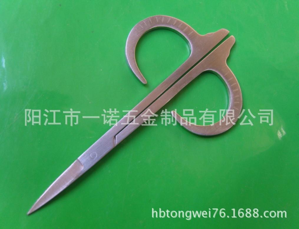 剪刀18g,尺寸100X52X25mm.材料不锈钢0