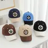 2026 Nueva Gorra de Béisbol de Bloques de Color Versátil de Moda para Niños y Niñas, Gorra Elegante con Visera para Salidas