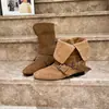 Botas Western Cowboy Retrô Francesas de Couro Genuíno para Primavera/Outono 2026, Bico Quadrado, Salto Baixo, Conversíveis, Sapatos de Moda Estilosos