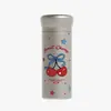 Taza Térmica de Cereza de Titanio Puro de Alta Calidad con un Diseño Elegante, Taza de Titanio Mini Portátil de 200 ml, Regalo Premium para Negocios, Recuerdo