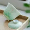 Mingzhishan Zhi Ailu Liuxu Weimenghua Chuguan Vajilla de Erudito Pintada a Mano Set de Té Kung Fu Taza de Té para el Hogar