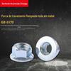 Fabricante Personalizado Porca Flangeada Autotravante Gb6170 Porca Acolchoada Antideslizante Fixador de Metal Porca Sextavada Antisoltura