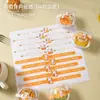 Bolsa de Embalaje para Pasteles de Yema de Huevo Nueva Engrosada 2026 Bolsa Transparente Sellada a Máquina de 60-80g con Base para Hornear Pasteles de Yema de Huevo