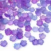 Kit de materiais para pulseira e colar feitos à mão DIY, contas de acrílico de 10mm em formato de flor de cinco pétalas, contas coloridas