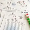 Mão na mão gatinho envelope carta papel ritual sentido alto yan valor ins conjunto de manuscrito romântico criativo bênção presente