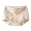Cuecas Boxer Femininas Novo Estilo, Tipo Algodão Bebê, Antibacterianas, Cobertura Estendida na Virilha, Estampa Floral, Boxer de Quatro Cantos para Meninas