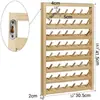 Estante de Carretes de Madera, Hilo de Coser Plegable, Hilo de Cera, Estante de Almacenamiento de Carretes de Hilo, Estante de Carretes de Hilo de Madera Transfronterizo, Estante para Pelucas