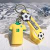Mundial de Fútbol Cristiano Ronaldo, Messi, Mbappé, Neymar Llavero de Dibujos Animados Colgante para Mochila Jugadores Estrella Creativos